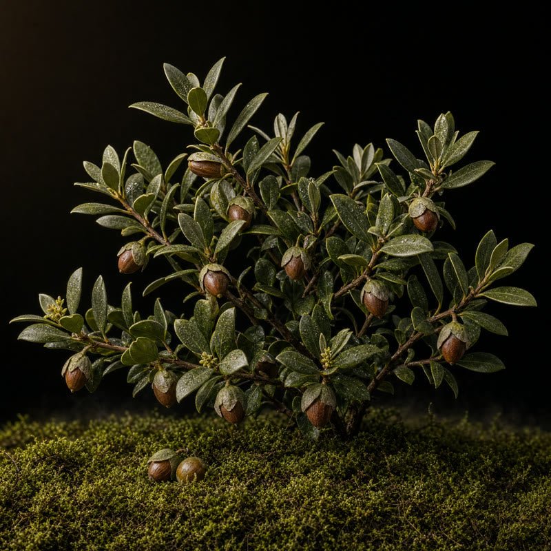 Jojoba — midnight botanical portrait