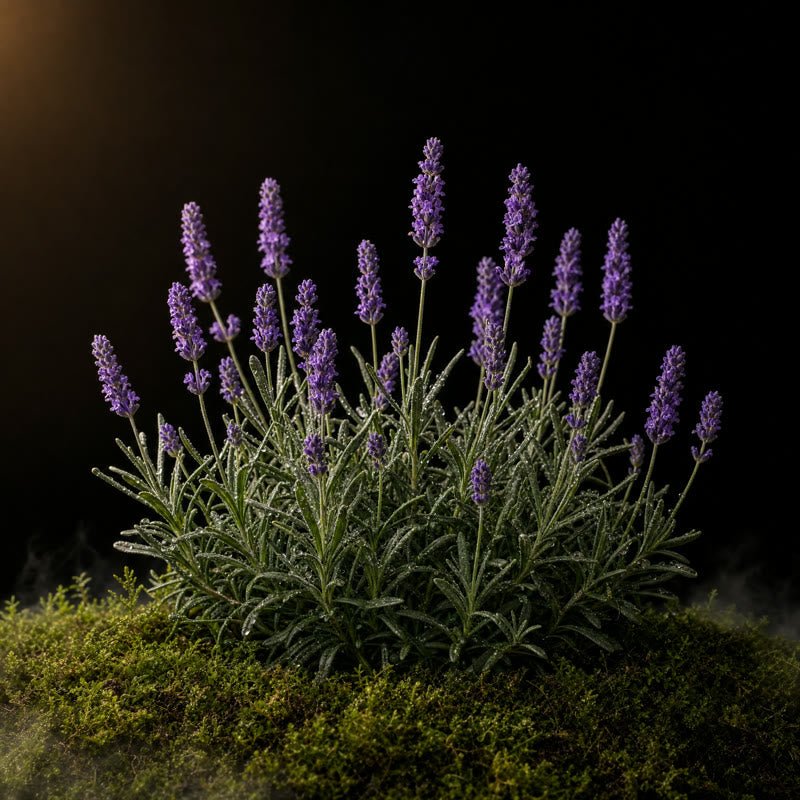 Lavender — midnight botanical portrait